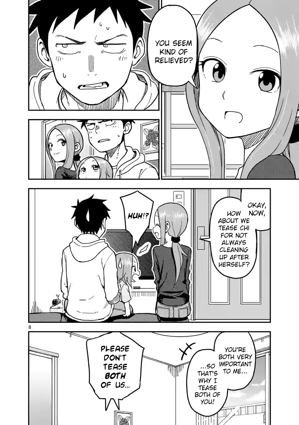 Karakai Jouzu no (Moto) Takagi-san Chapter 133 page 8 - Chapter 133