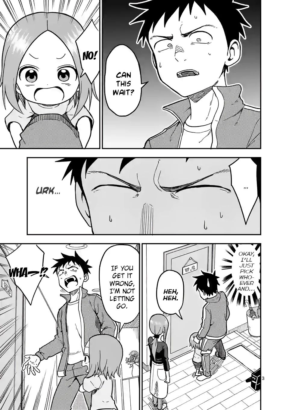 Karakai Jouzu no (Moto) Takagi-san Chapter 134 page 3 - Chapter 134
