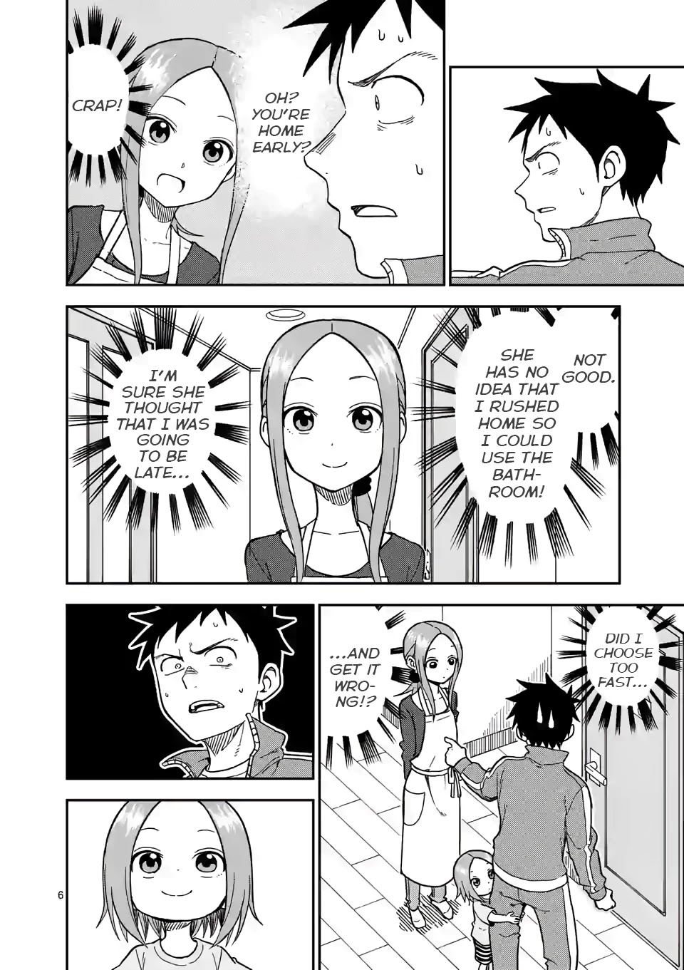 Karakai Jouzu no (Moto) Takagi-san Chapter 134 page 6 - Chapter 134