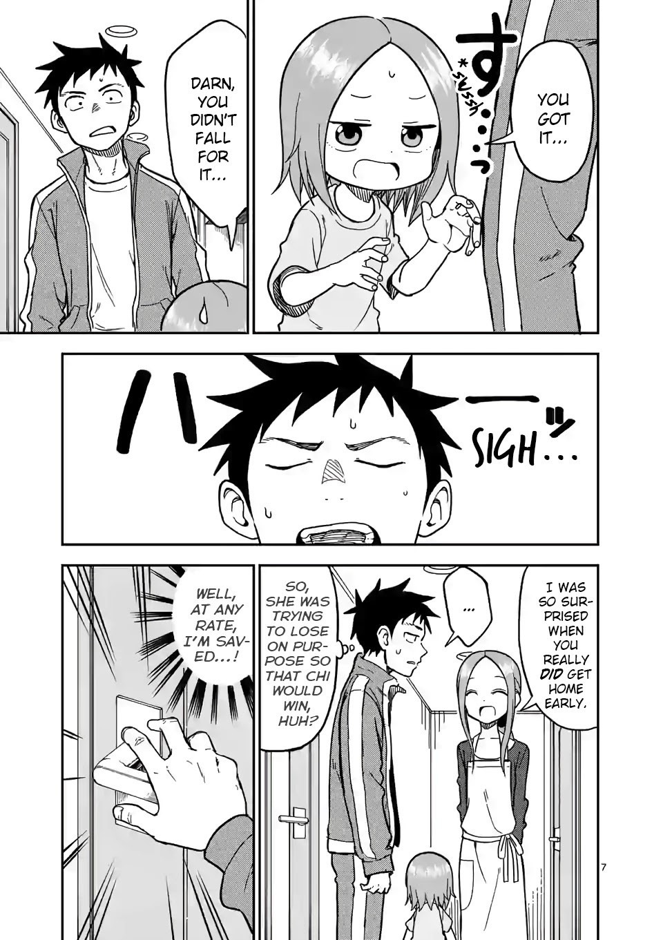 Karakai Jouzu no (Moto) Takagi-san Chapter 134 page 7 - Chapter 134