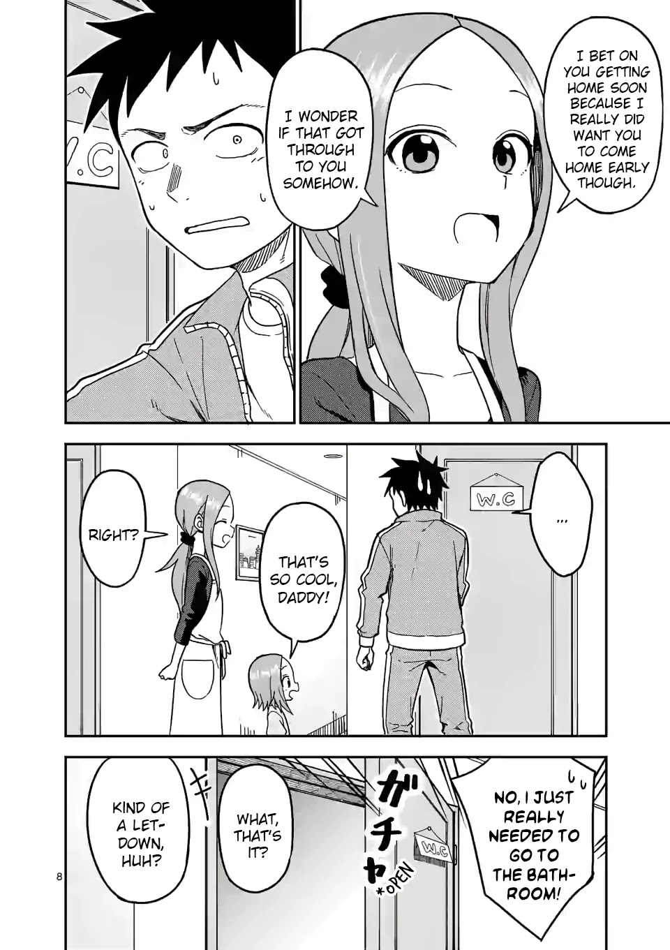 Karakai Jouzu no (Moto) Takagi-san Chapter 134 page 8 - Chapter 134