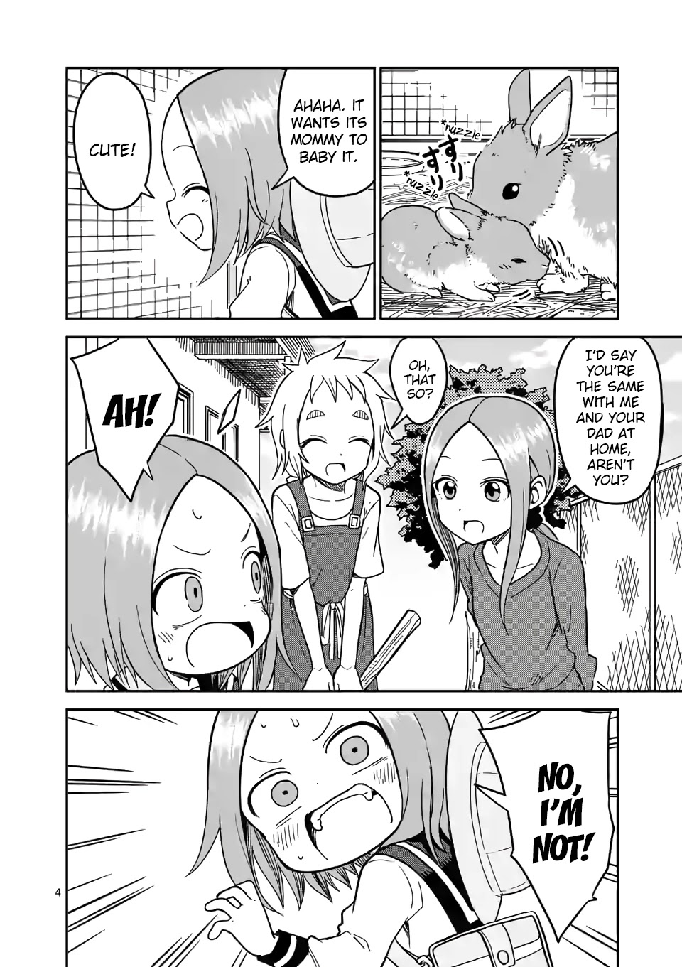 Karakai Jouzu no (Moto) Takagi-san Chapter 135 page 4 - Chapter 135
