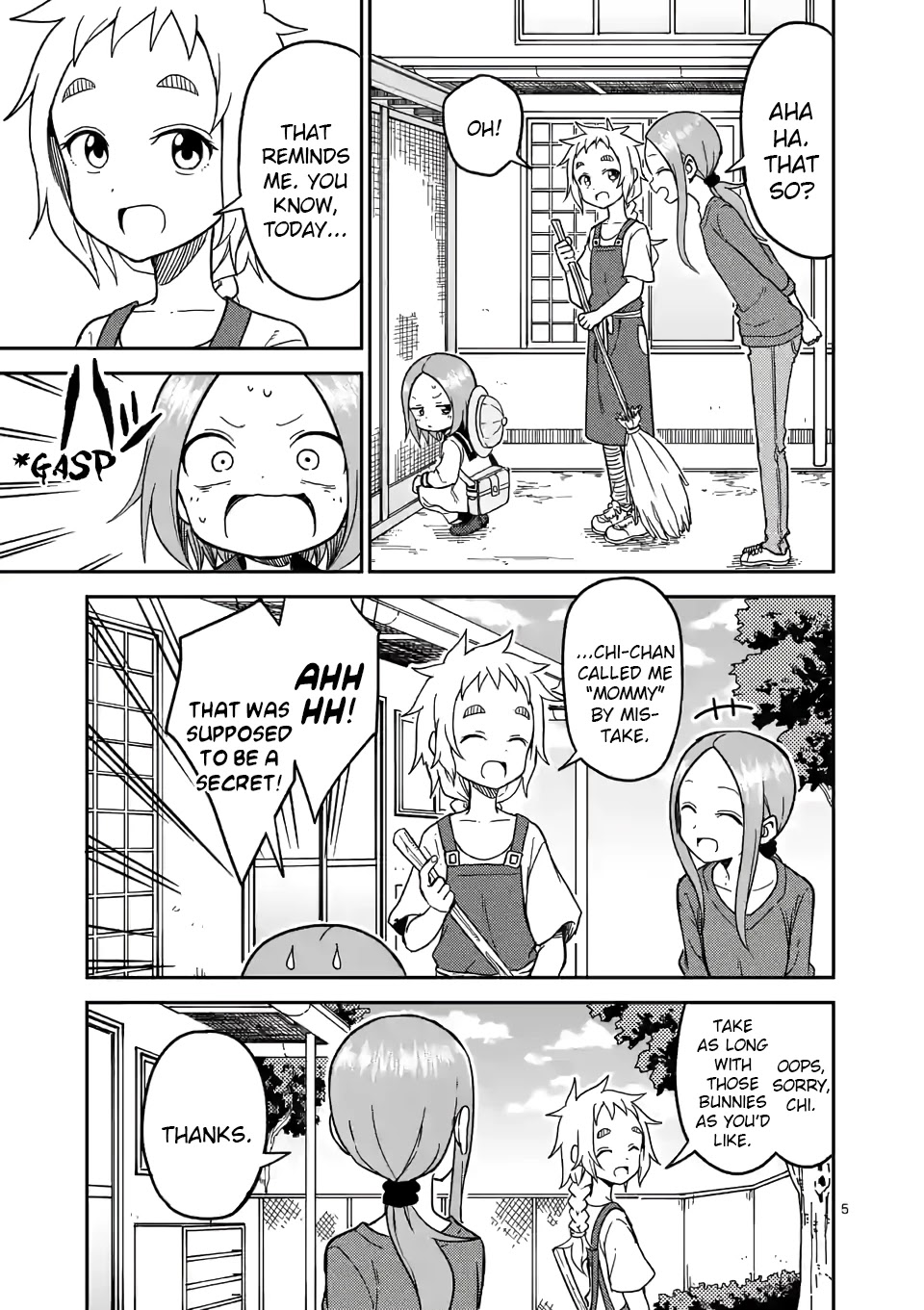 Karakai Jouzu no (Moto) Takagi-san Chapter 135 page 5 - Chapter 135