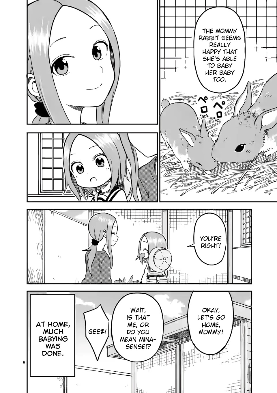 Karakai Jouzu no (Moto) Takagi-san Chapter 135 page 8 - Chapter 135
