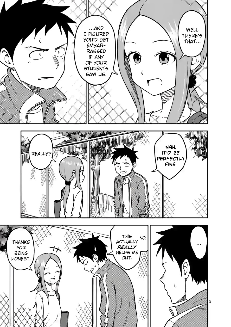 Karakai Jouzu no (Moto) Takagi-san Chapter 136 page 3 - Chapter 136