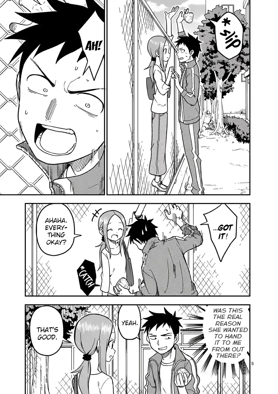 Karakai Jouzu no (Moto) Takagi-san Chapter 136 page 5 - Chapter 136