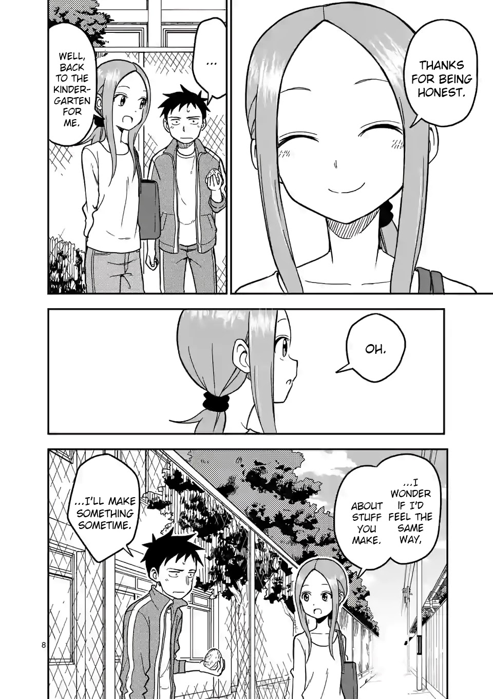 Karakai Jouzu no (Moto) Takagi-san Chapter 136 page 8 - Chapter 136