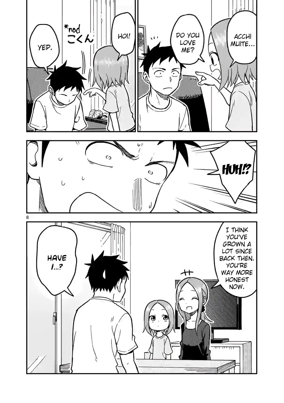 Karakai Jouzu no (Moto) Takagi-san Chapter 137 page 8 - Chapter 137