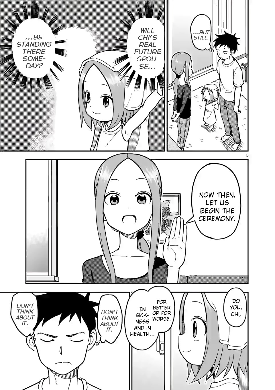 Karakai Jouzu no (Moto) Takagi-san Chapter 139 page 5 - Chapter 139
