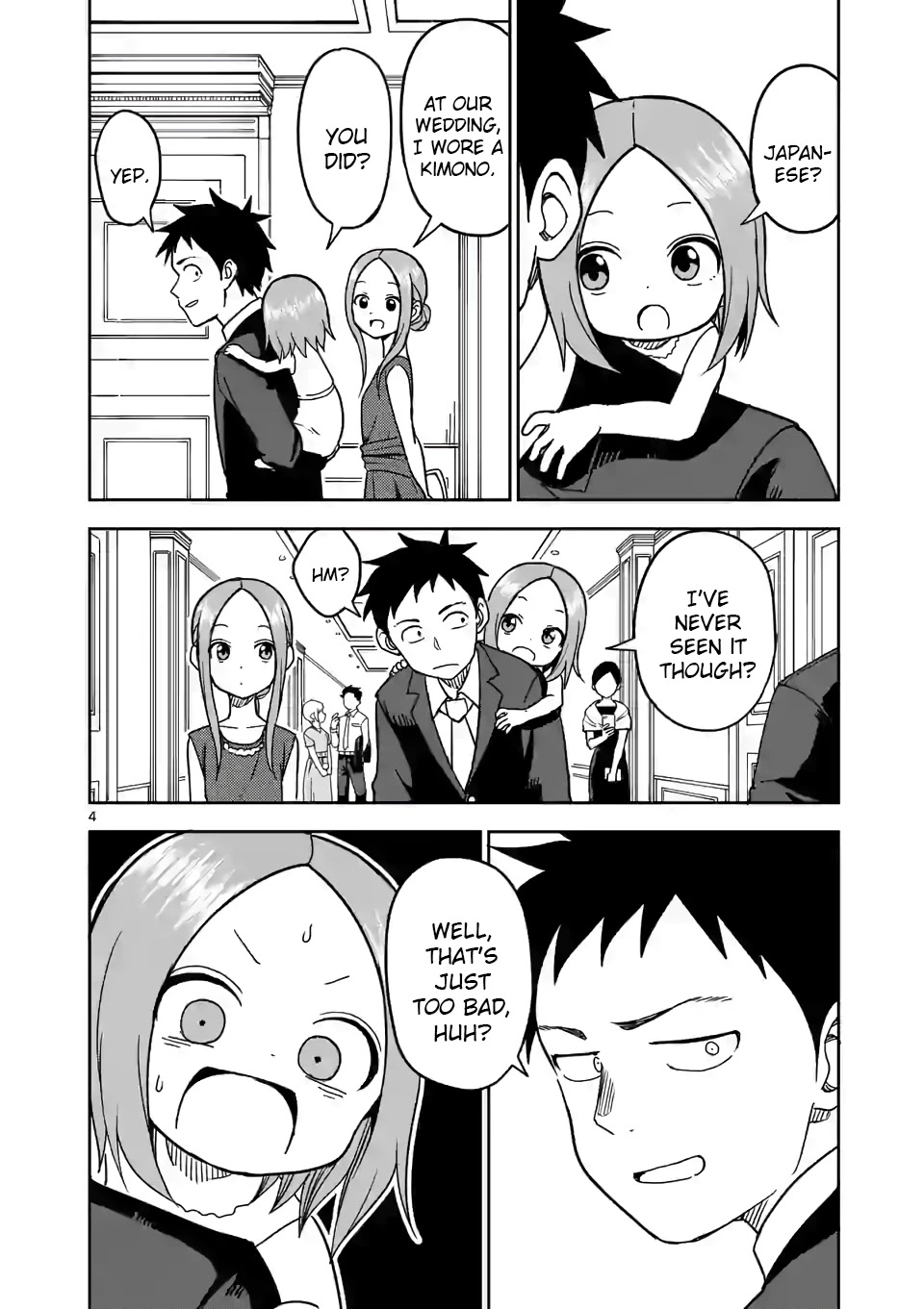 Karakai Jouzu no (Moto) Takagi-san Chapter 140 page 4 - Chapter 140