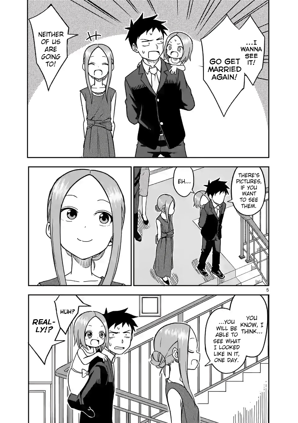 Karakai Jouzu no (Moto) Takagi-san Chapter 140 page 5 - Chapter 140