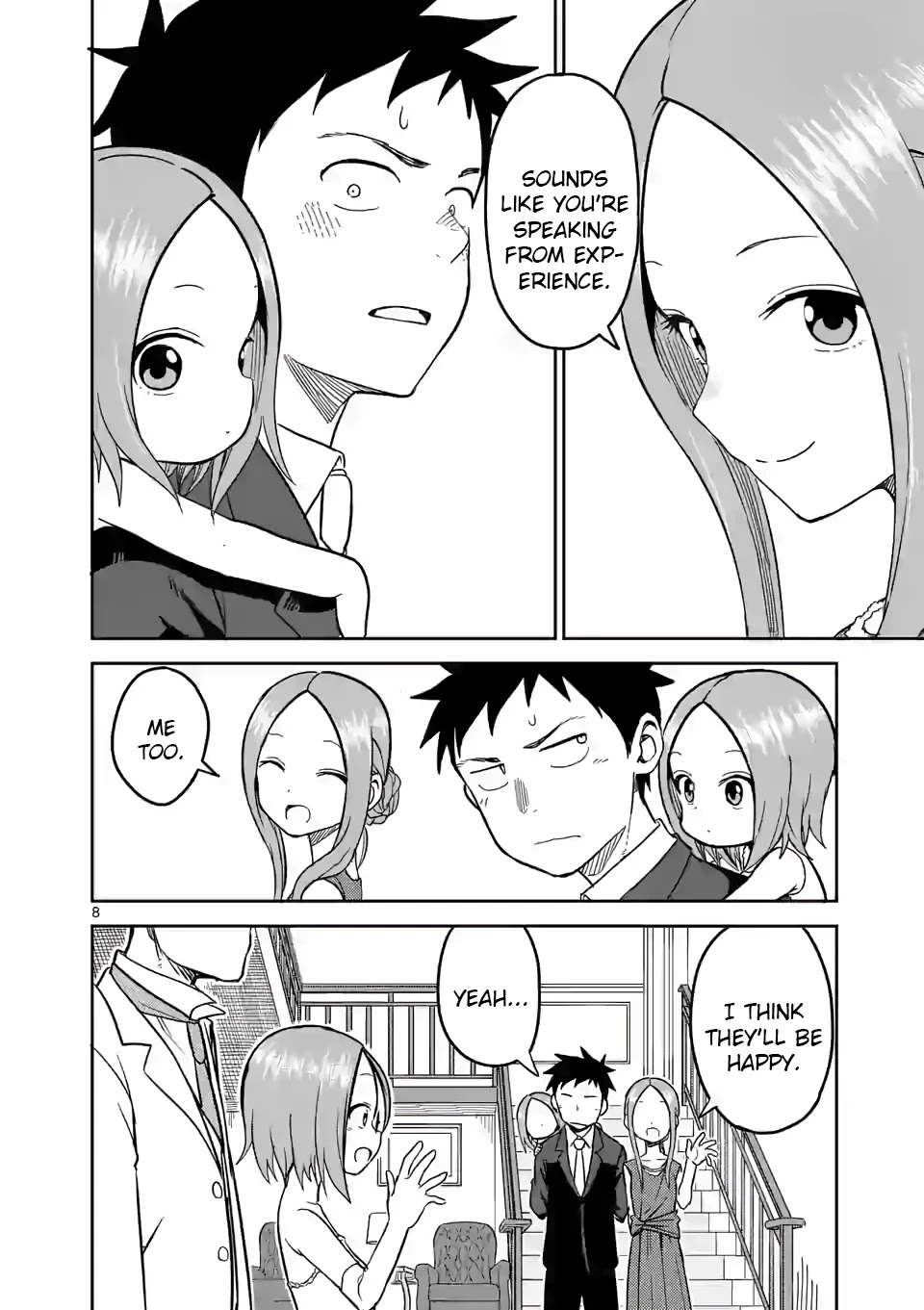 Karakai Jouzu no (Moto) Takagi-san Chapter 140 page 8 - Chapter 140