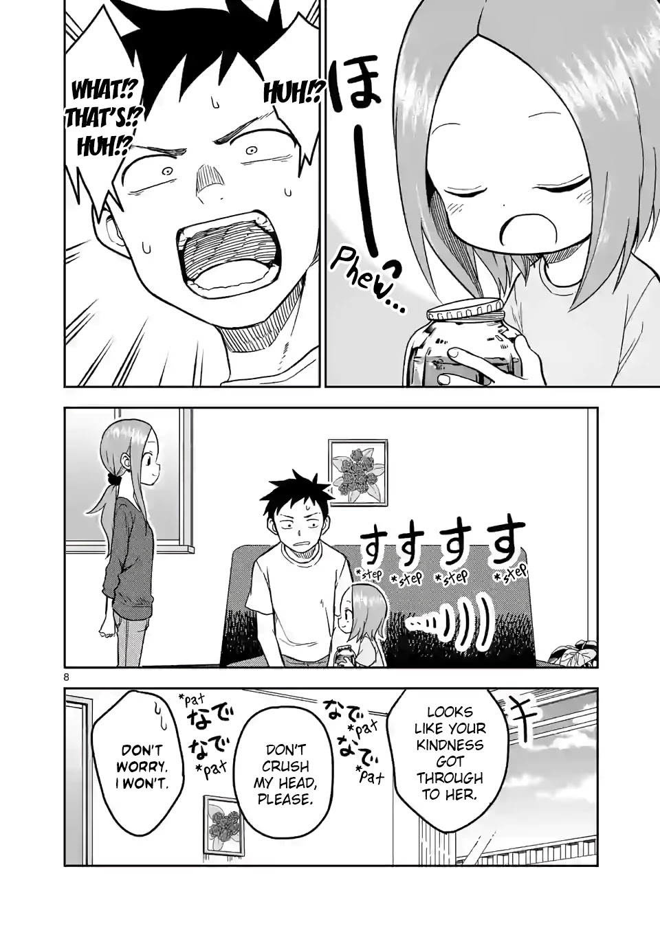 Karakai Jouzu no (Moto) Takagi-san Chapter 141 page 8 - Chapter 141