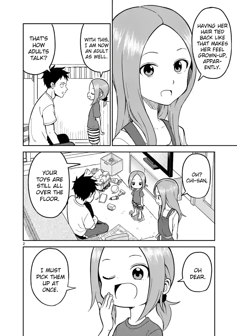 Karakai Jouzu no (Moto) Takagi-san Chapter 142 page 2 - Chapter 142
