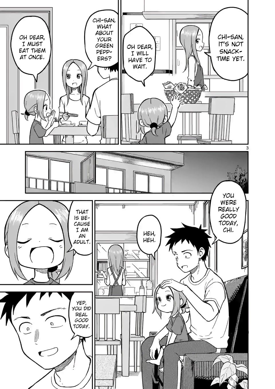 Karakai Jouzu no (Moto) Takagi-san Chapter 142 page 3 - Chapter 142