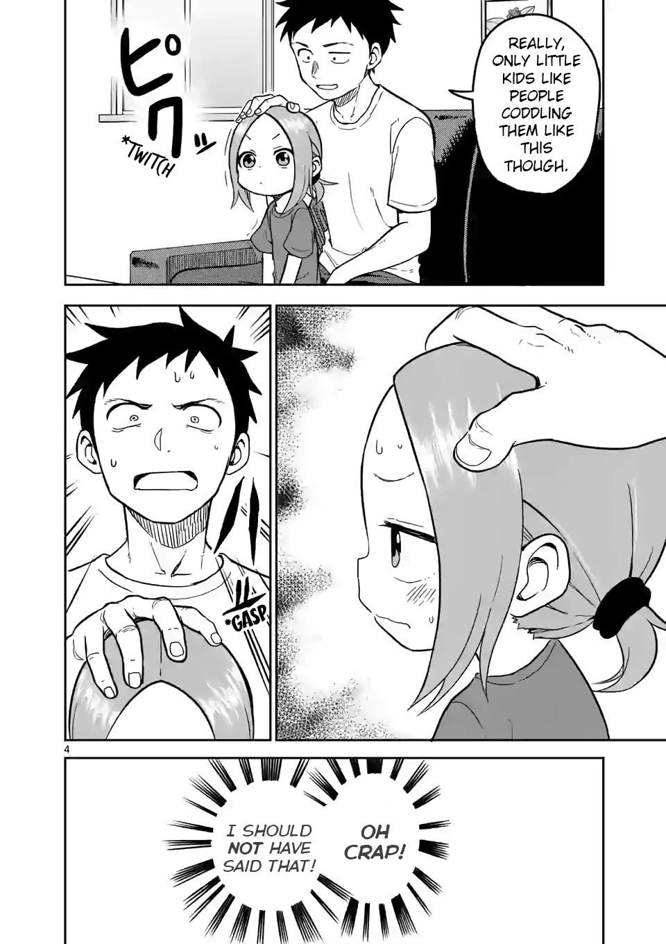 Karakai Jouzu no (Moto) Takagi-san Chapter 142 page 4 - Chapter 142