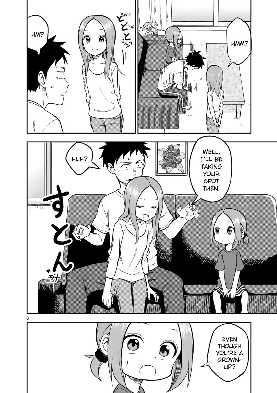 Karakai Jouzu no (Moto) Takagi-san Chapter 142 page 6 - Chapter 142