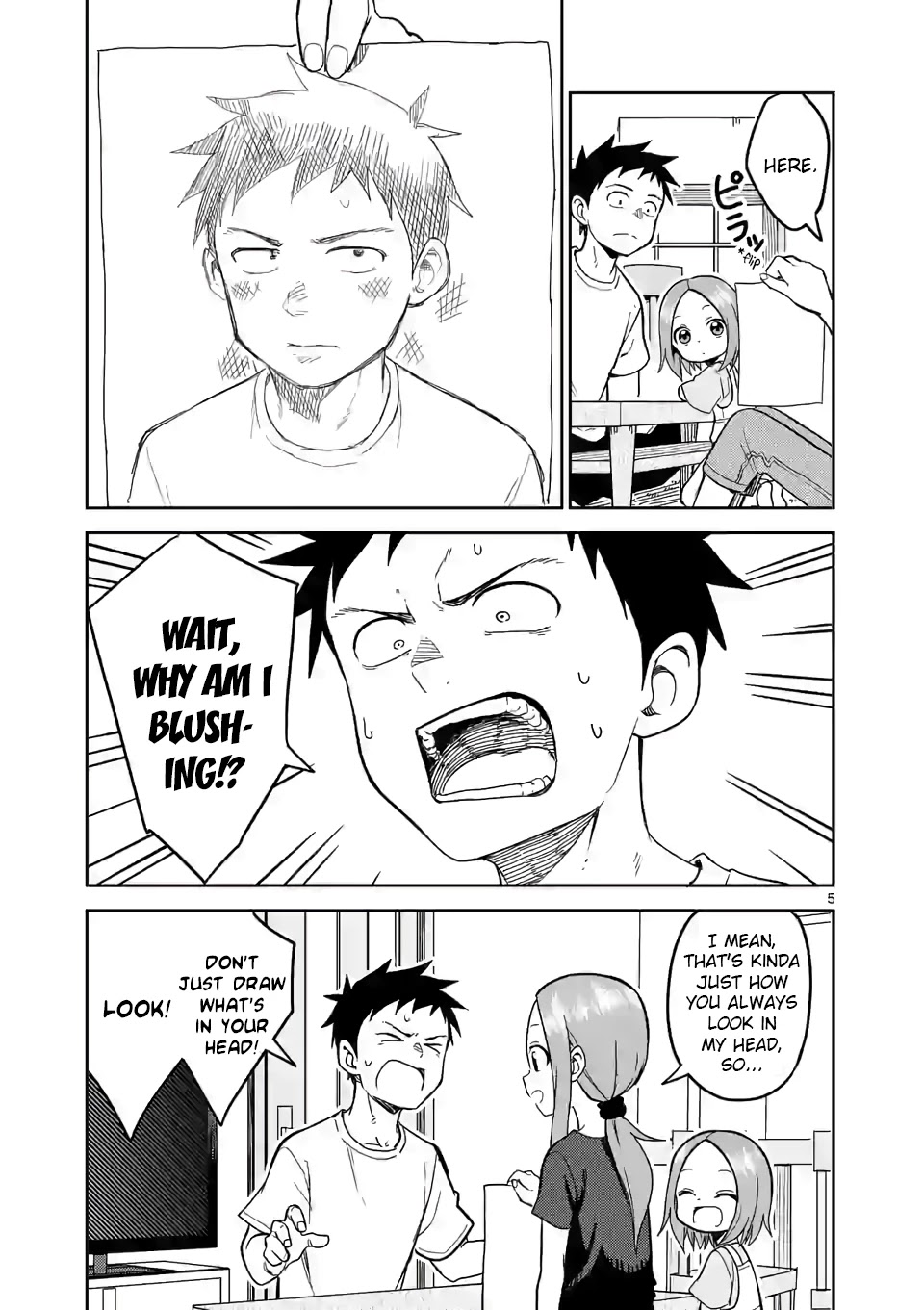Karakai Jouzu no (Moto) Takagi-san Chapter 143 page 5 - Chapter 143