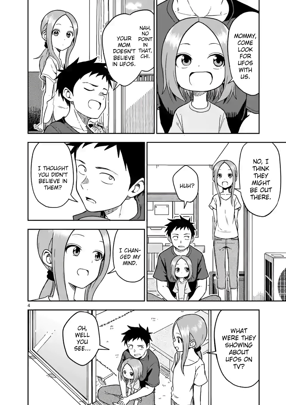 Karakai Jouzu no (Moto) Takagi-san Chapter 145 page 4 - Chapter 145