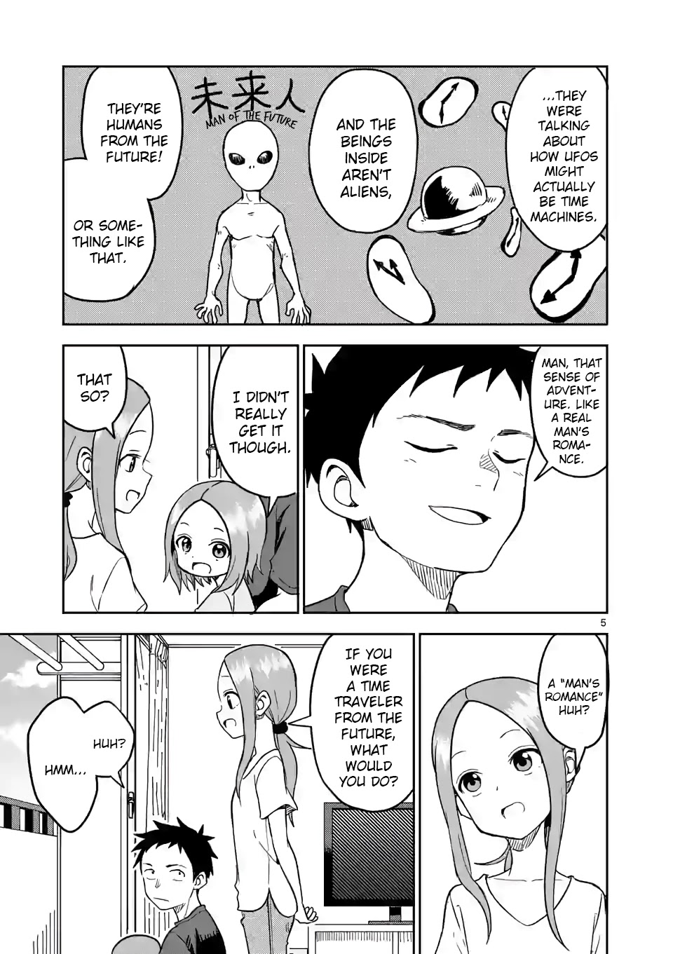 Karakai Jouzu no (Moto) Takagi-san Chapter 145 page 5 - Chapter 145