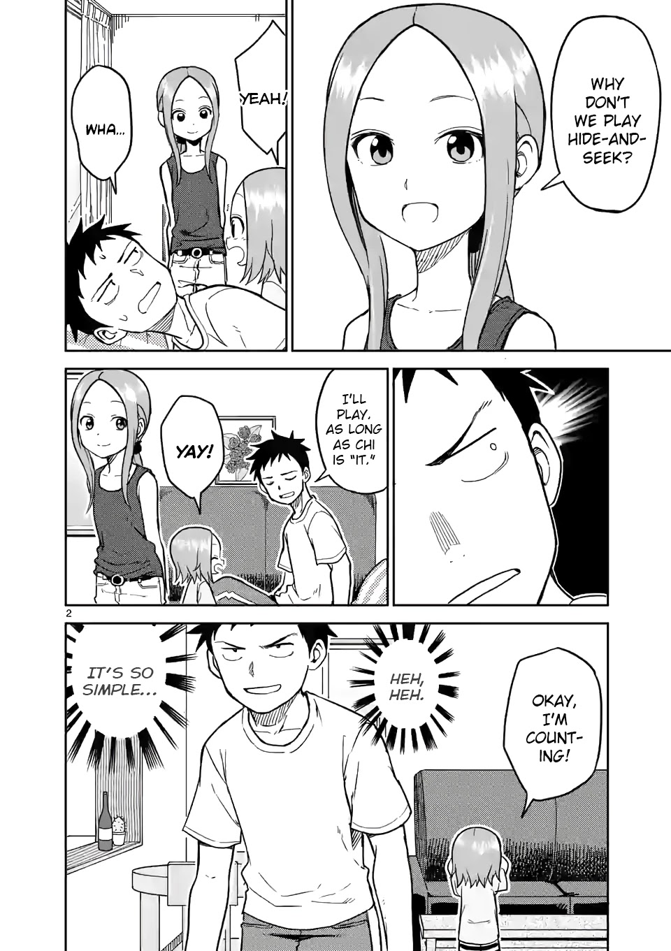 Karakai Jouzu no (Moto) Takagi-san Chapter 147 page 2 - Chapter 147