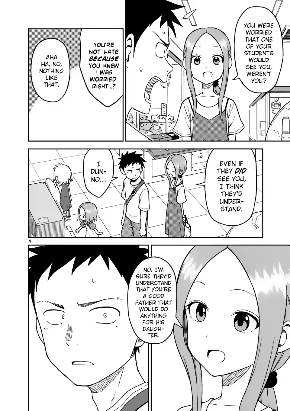 Karakai Jouzu no (Moto) Takagi-san Chapter 148 page 4 - Chapter 148