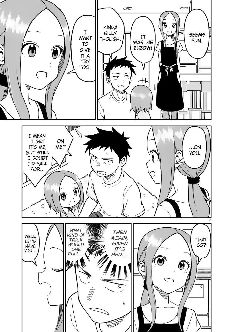 Karakai Jouzu no (Moto) Takagi-san Chapter 149 page 3 - Chapter 149