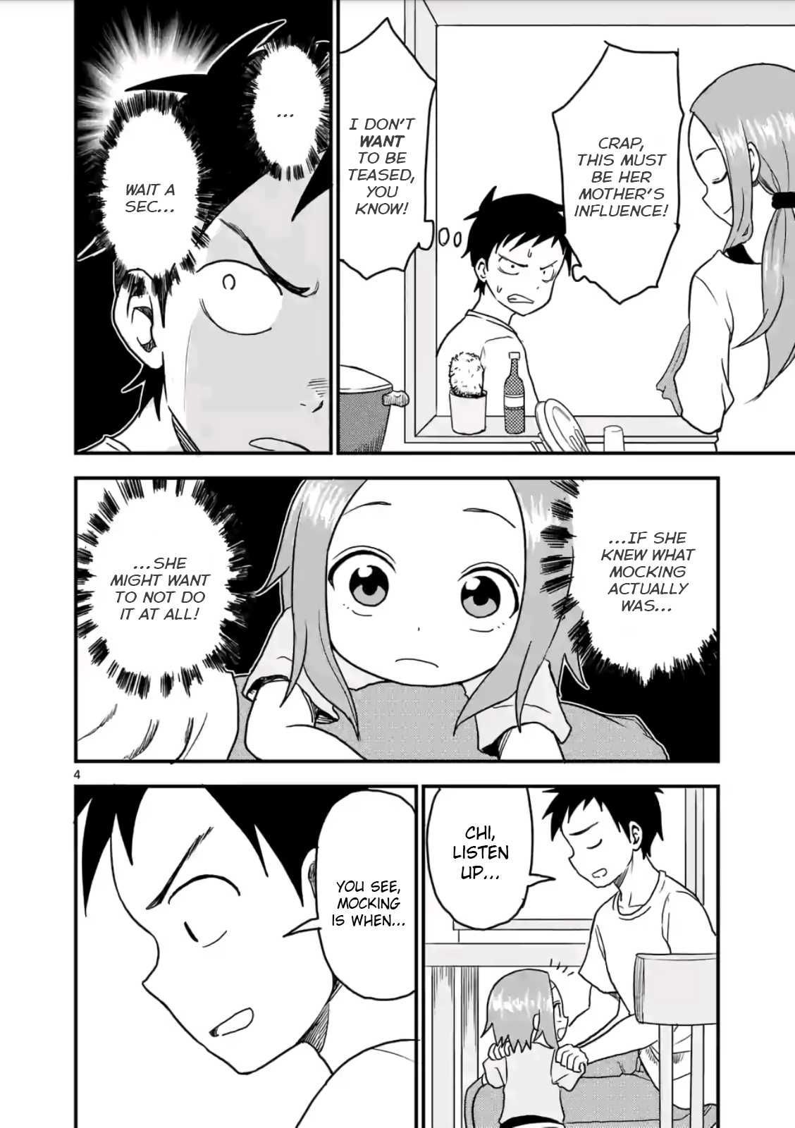 Karakai Jouzu no (Moto) Takagi-san Chapter 15 page 4 - Chapter 15