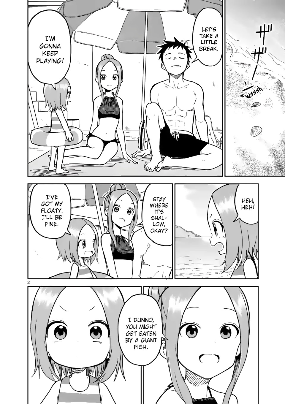 Karakai Jouzu no (Moto) Takagi-san Chapter 150 page 2 - Chapter 150