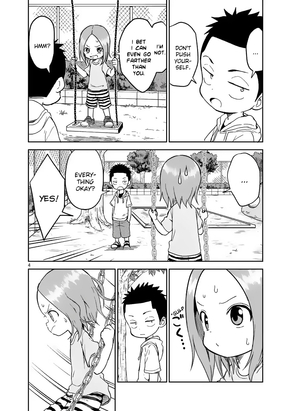 Karakai Jouzu no (Moto) Takagi-san Chapter 154 page 4 - Chapter 154