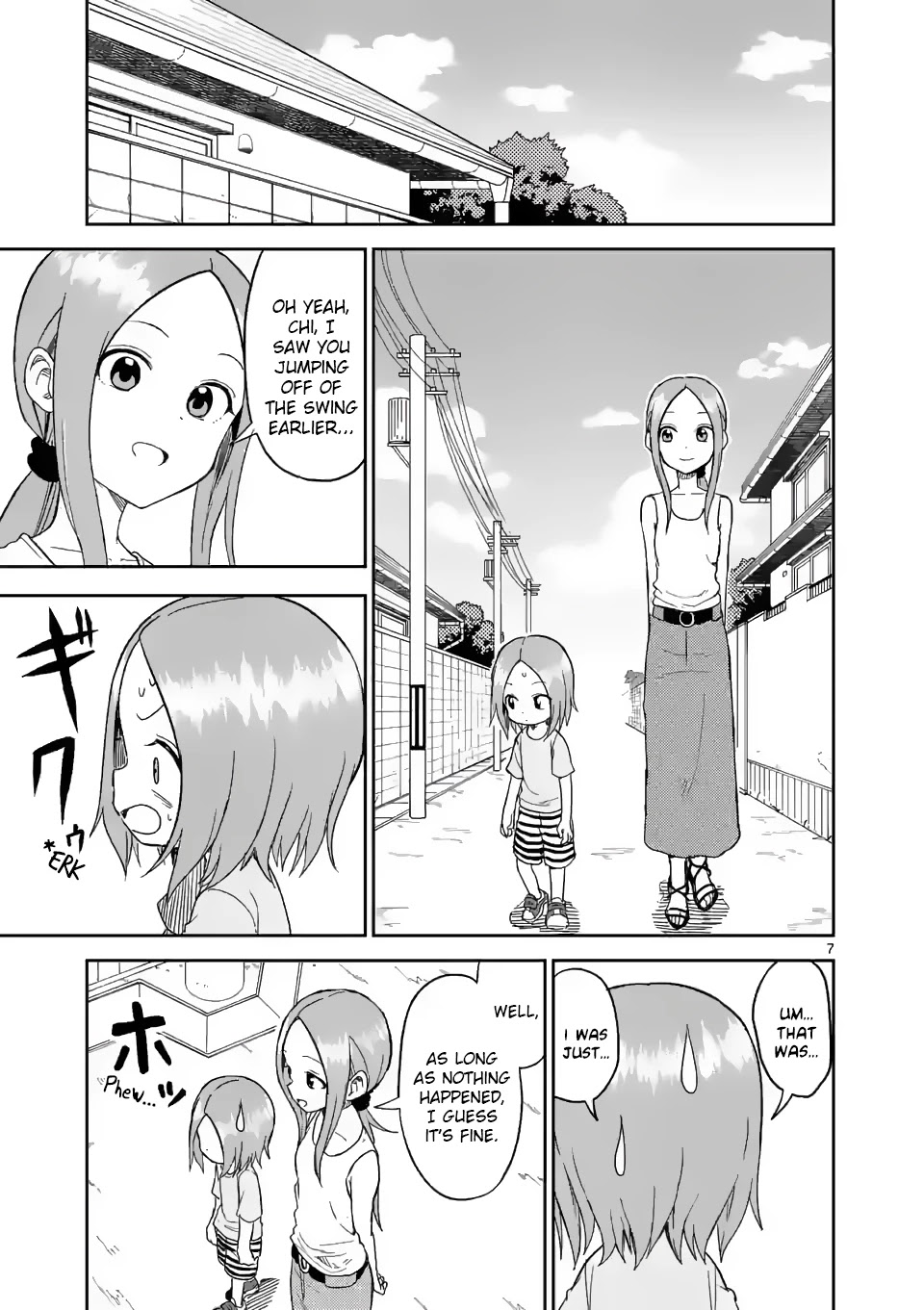 Karakai Jouzu no (Moto) Takagi-san Chapter 154 page 7 - Chapter 154