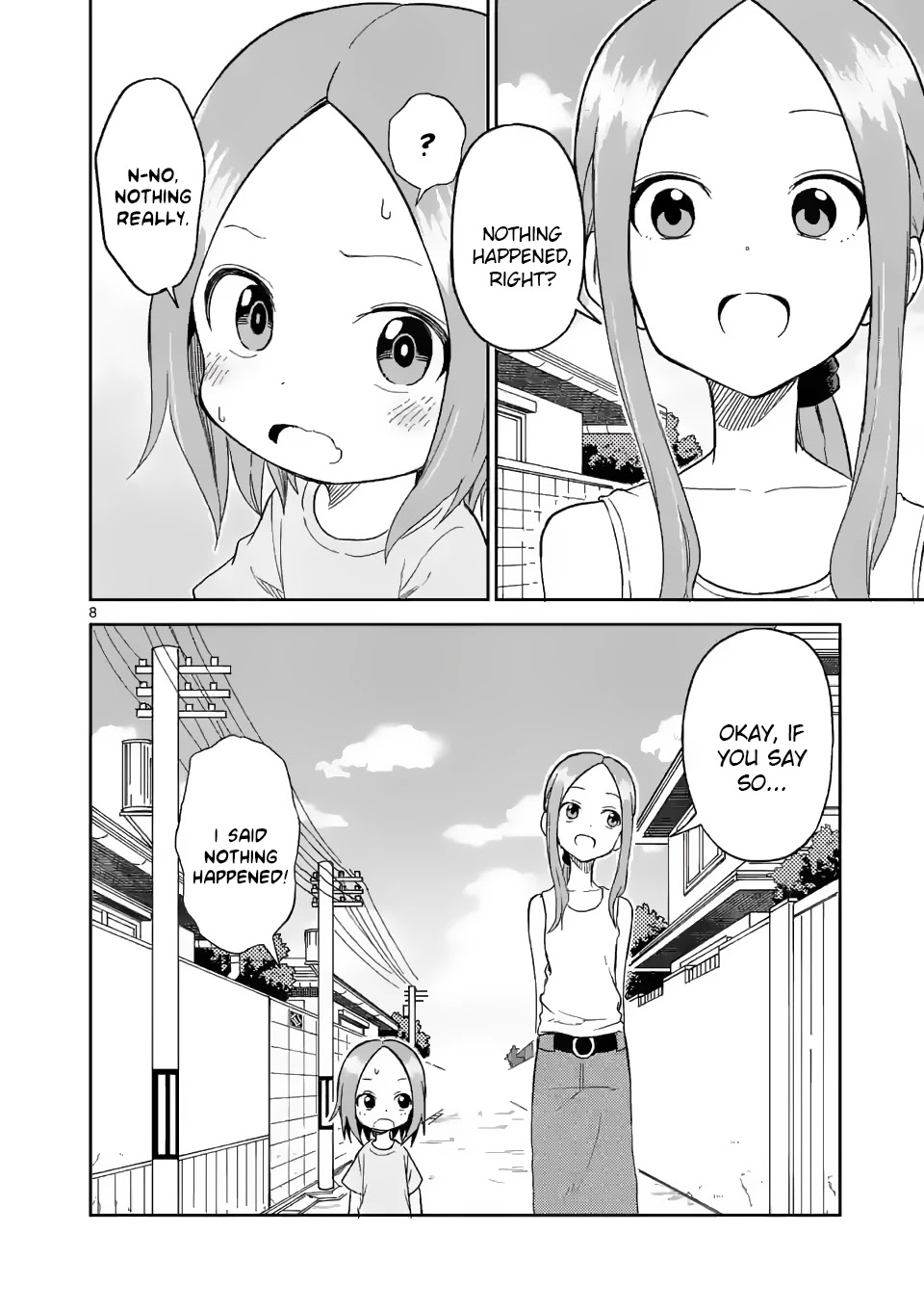 Karakai Jouzu no (Moto) Takagi-san Chapter 154 page 8 - Chapter 154