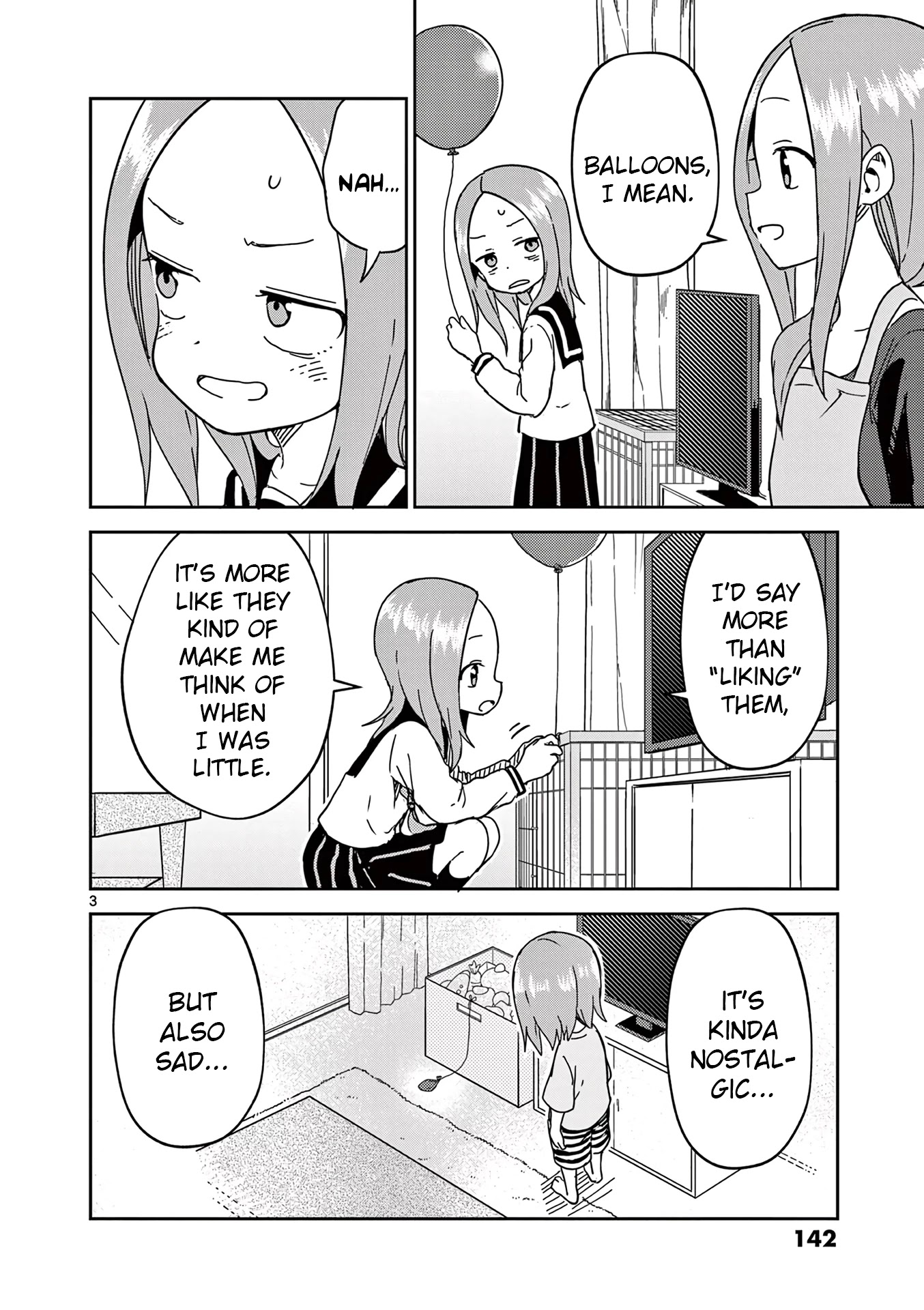 Karakai Jouzu no (Moto) Takagi-san Chapter 155.5 page 3 - Chapter 155.5: Volume 12 Omake Chapter