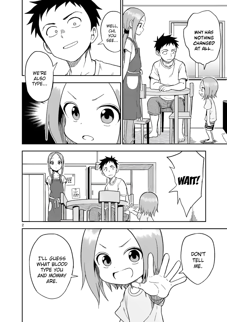 Karakai Jouzu no (Moto) Takagi-san Chapter 155 page 2 - Chapter 155