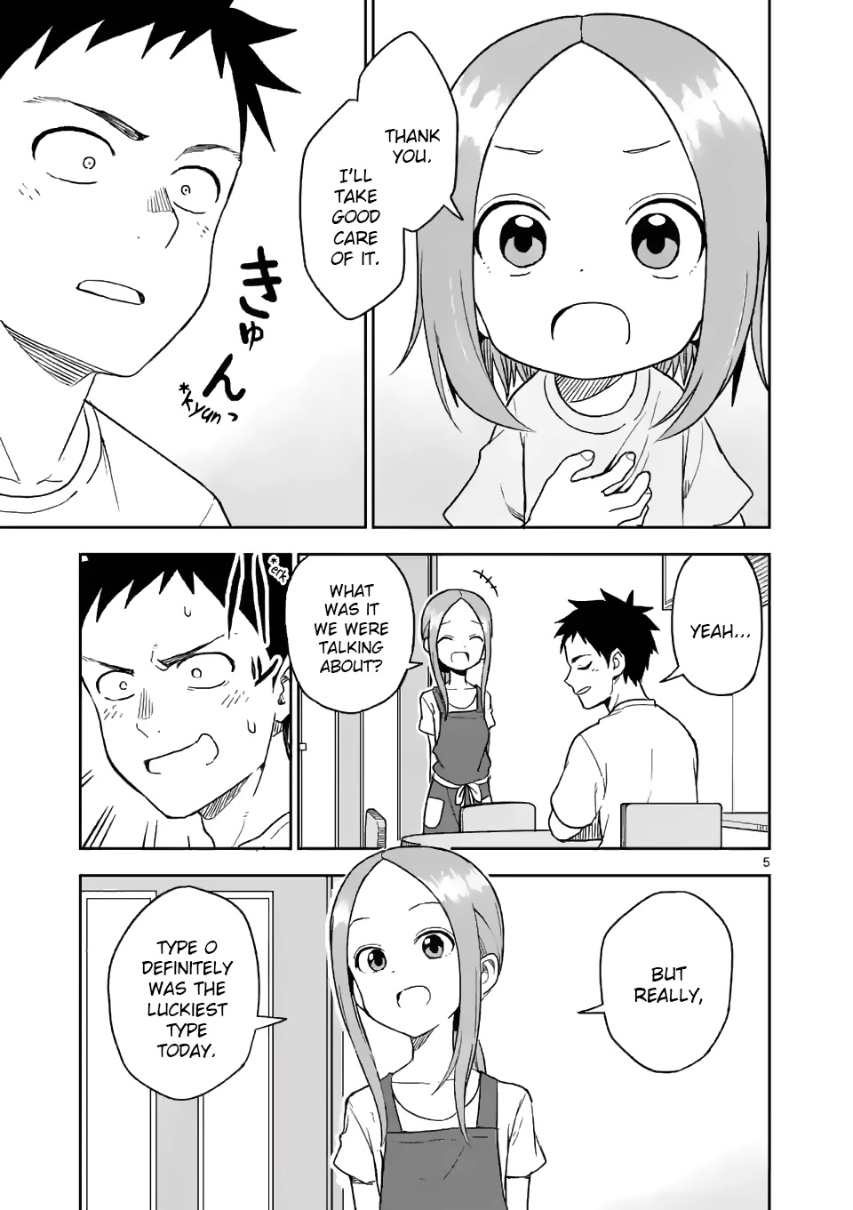 Karakai Jouzu no (Moto) Takagi-san Chapter 155 page 5 - Chapter 155