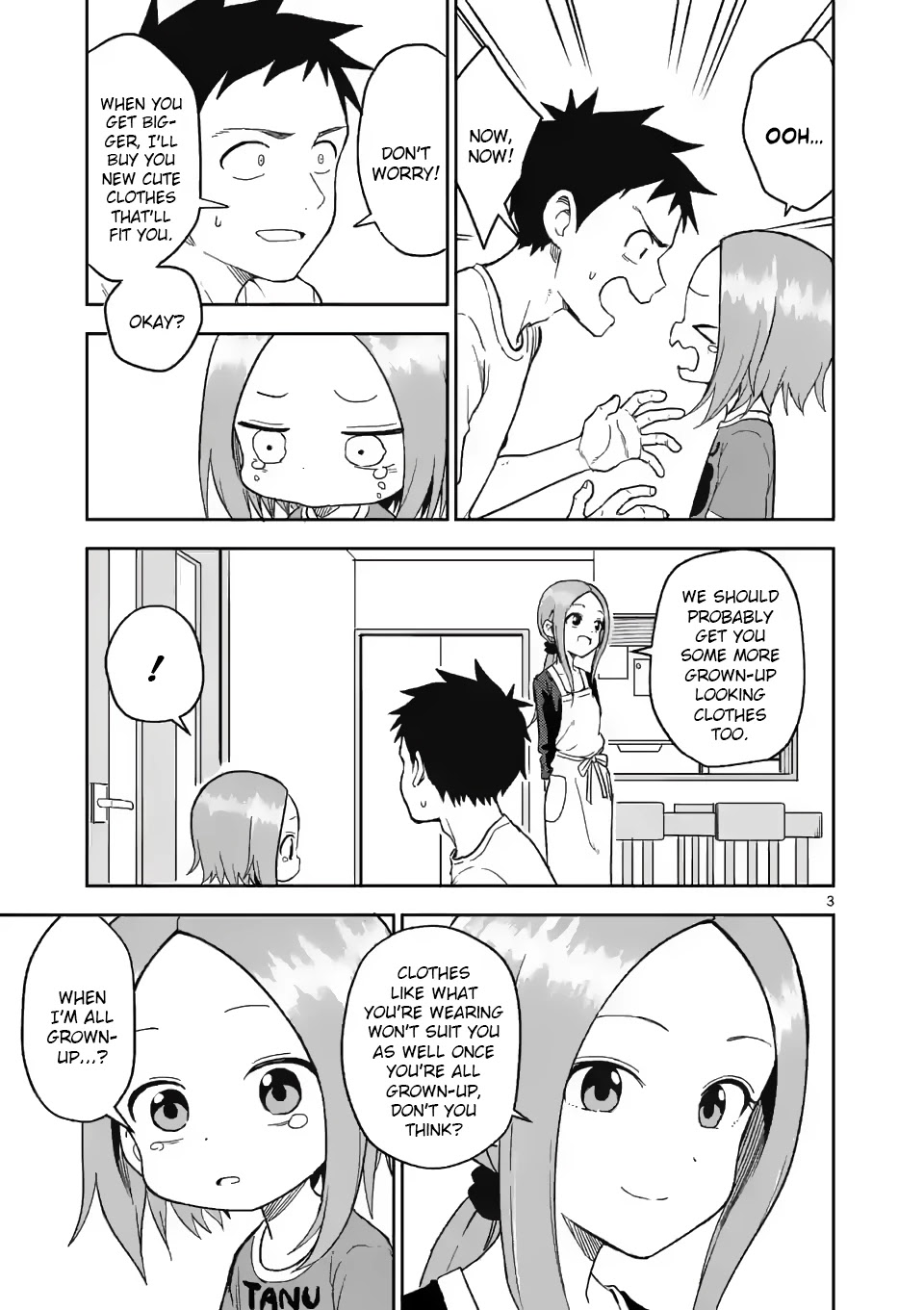 Karakai Jouzu no (Moto) Takagi-san Chapter 156 page 3 - Chapter 156
