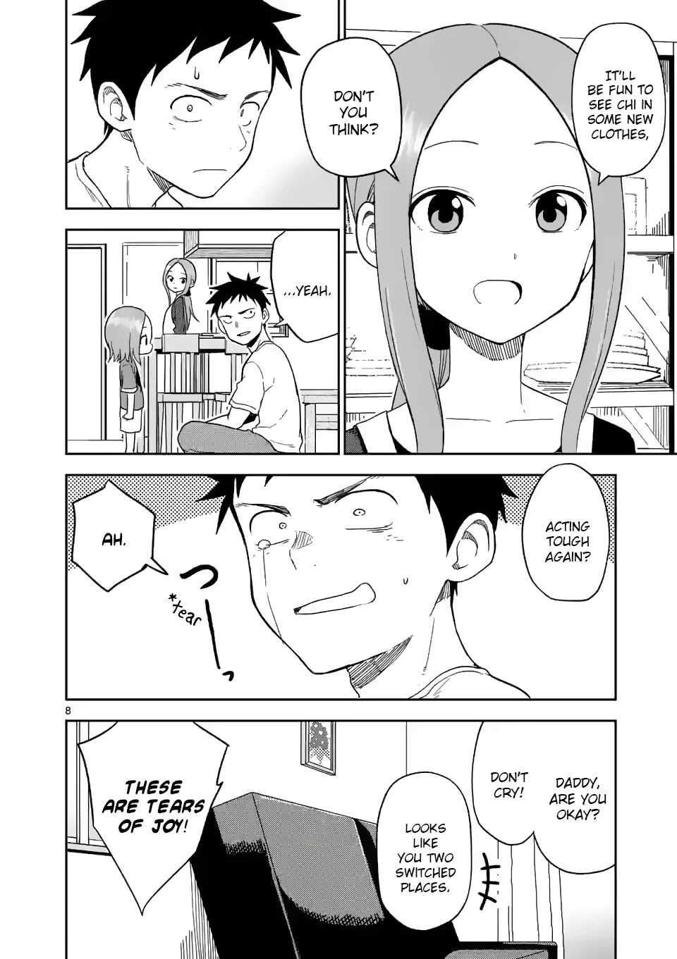 Karakai Jouzu no (Moto) Takagi-san Chapter 156 page 8 - Chapter 156