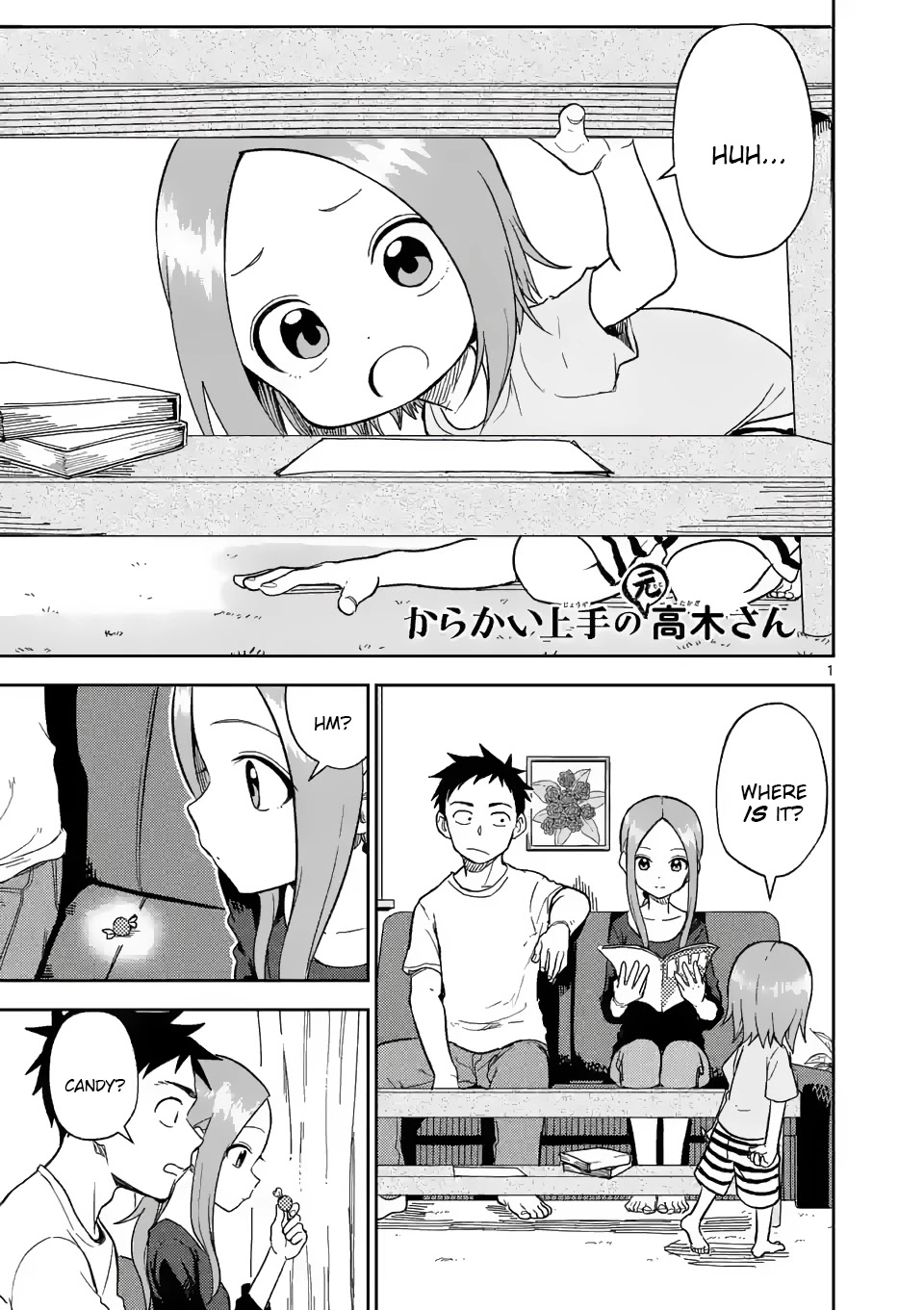 Karakai Jouzu no (Moto) Takagi-san Chapter 157 page 1 - Chapter 157
