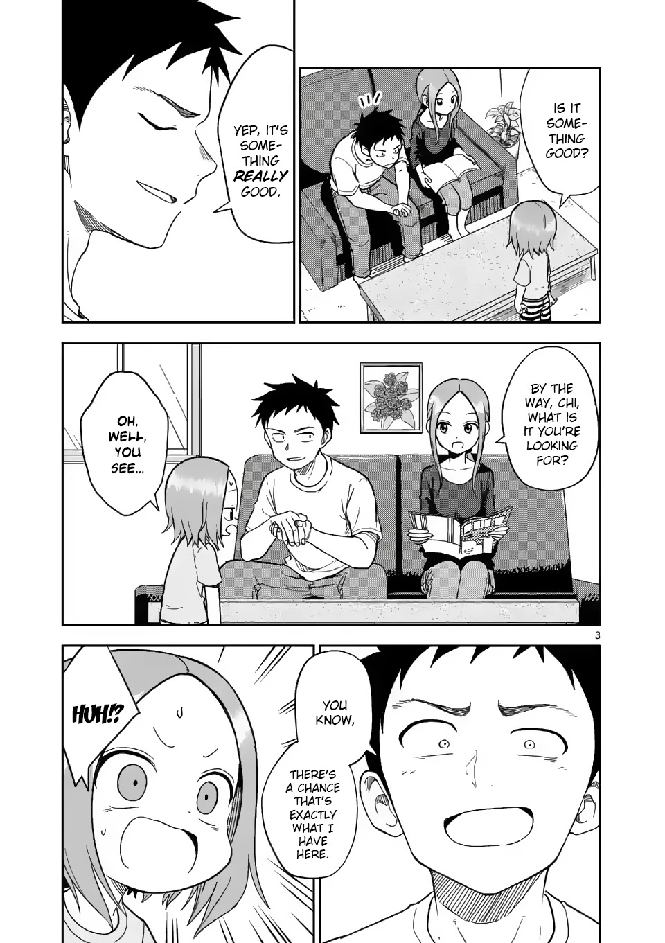 Karakai Jouzu no (Moto) Takagi-san Chapter 157 page 3 - Chapter 157
