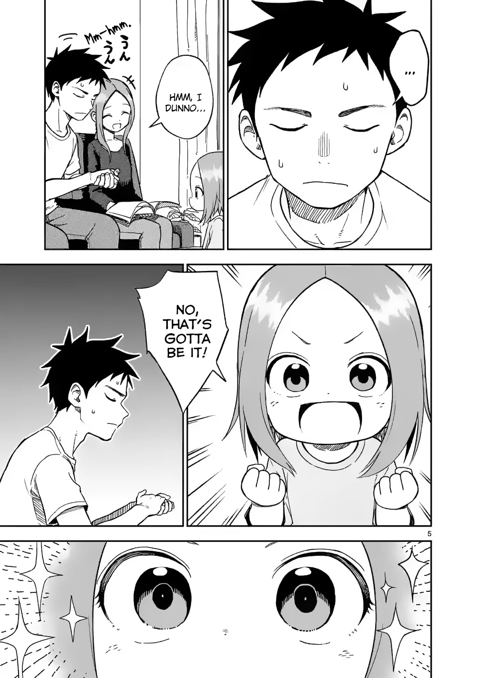 Karakai Jouzu no (Moto) Takagi-san Chapter 157 page 5 - Chapter 157