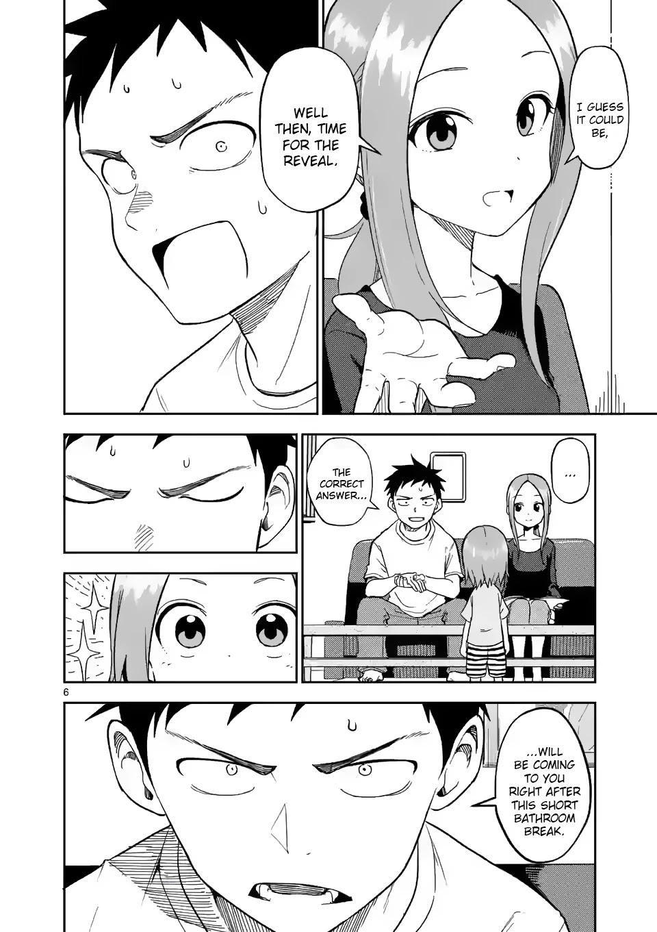 Karakai Jouzu no (Moto) Takagi-san Chapter 157 page 6 - Chapter 157