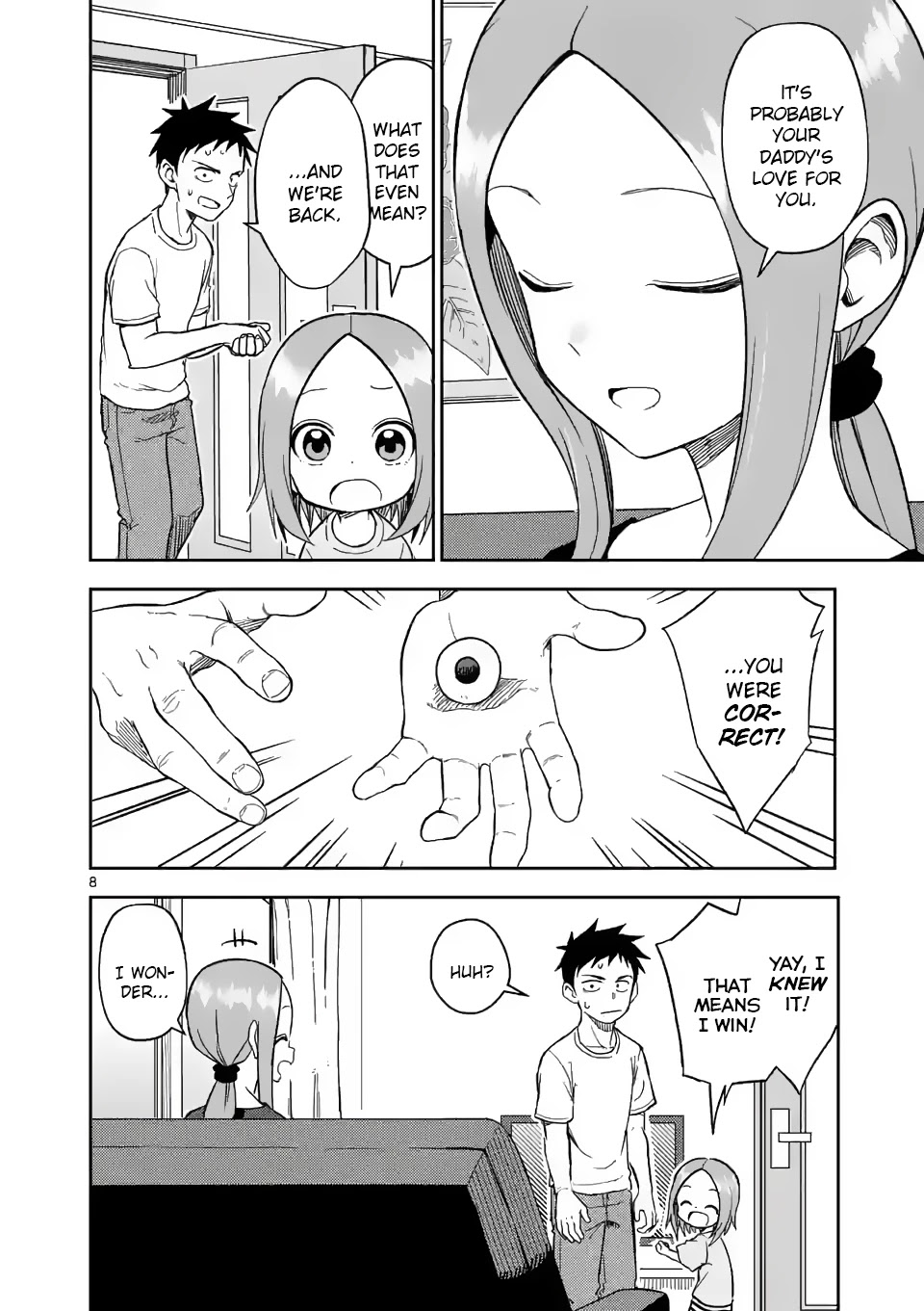 Karakai Jouzu no (Moto) Takagi-san Chapter 157 page 8 - Chapter 157