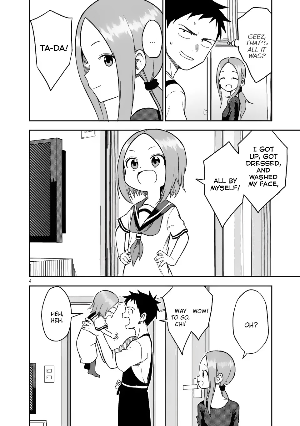 Karakai Jouzu no (Moto) Takagi-san Chapter 158 page 4 - Chapter 158