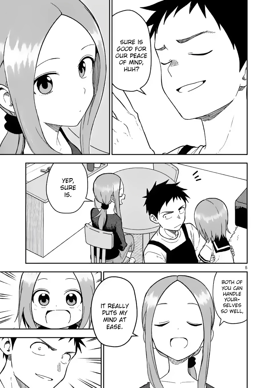 Karakai Jouzu no (Moto) Takagi-san Chapter 158 page 5 - Chapter 158