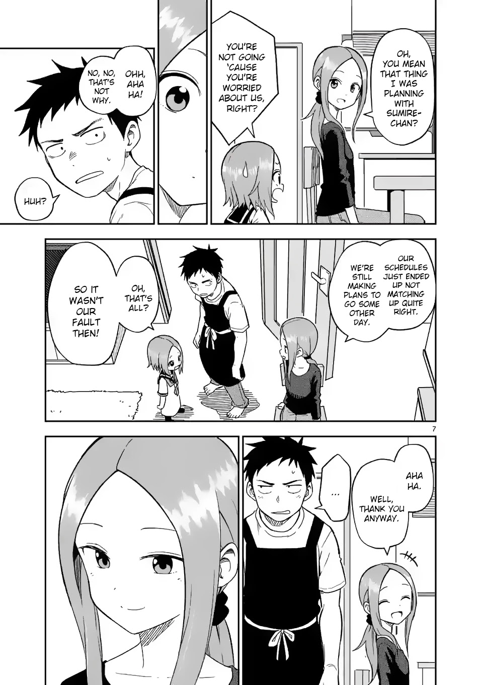 Karakai Jouzu no (Moto) Takagi-san Chapter 158 page 7 - Chapter 158