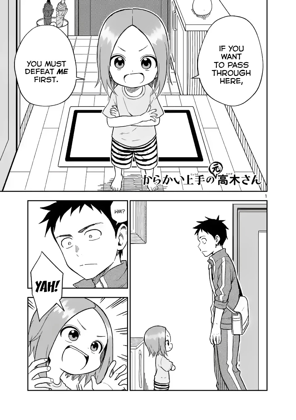 Karakai Jouzu no (Moto) Takagi-san Chapter 159 page 1 - Chapter 159