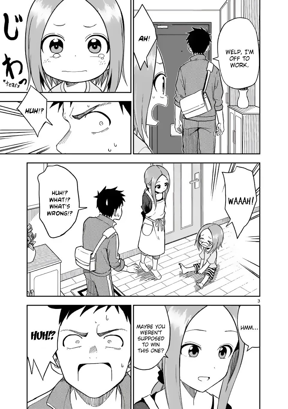 Karakai Jouzu no (Moto) Takagi-san Chapter 159 page 3 - Chapter 159