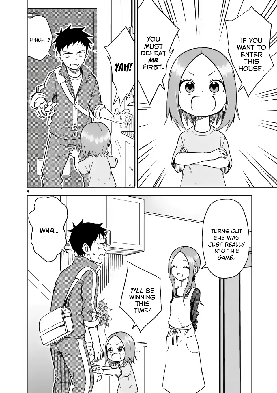 Karakai Jouzu no (Moto) Takagi-san Chapter 159 page 8 - Chapter 159