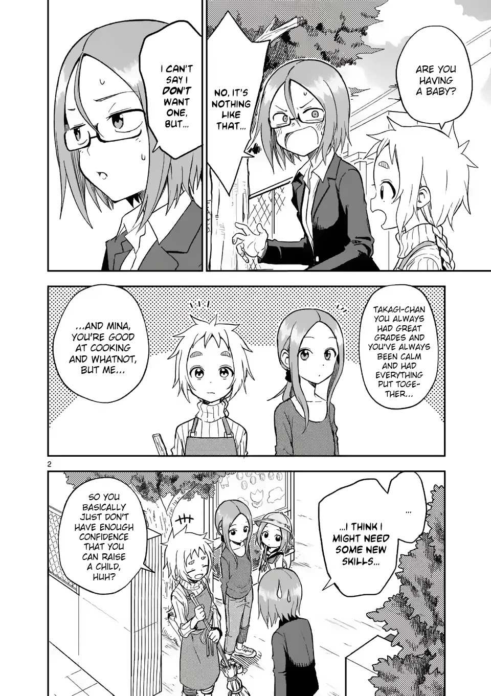 Karakai Jouzu no (Moto) Takagi-san Chapter 160 page 2 - Chapter 160
