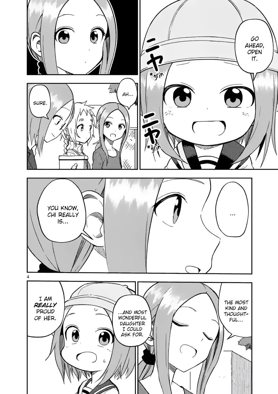 Karakai Jouzu no (Moto) Takagi-san Chapter 160 page 4 - Chapter 160